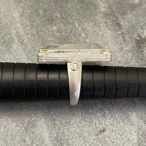 Lia Sophia Acropolis Silver Statement Ring - Picture 7 of 9